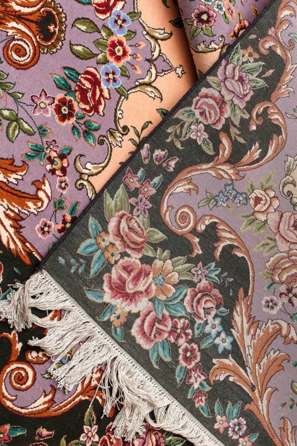 Persian Tabriz Floral Rug at Essie Carpets, Mayfair London