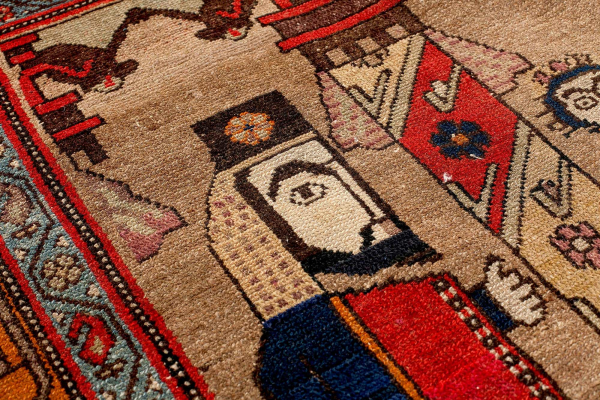 Malayer Pictorial King Hushang    Rug at Essie Carpets, Mayfair London