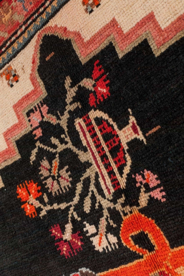 Signed and Dated Old Russian Karabakh Rug at Essie Carpets, Mayfair London