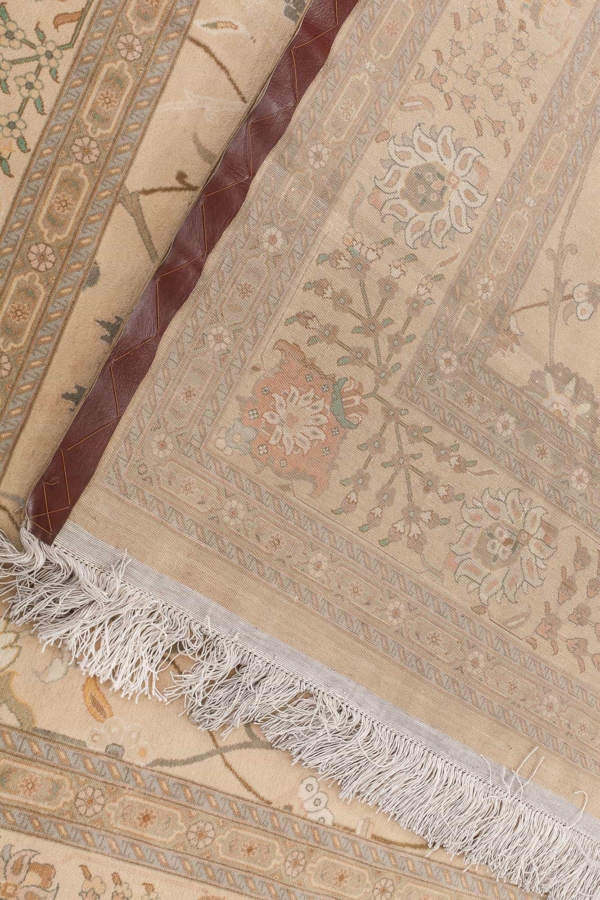 Square Fine Persian Tabriz Rug at Essie Carpets, Mayfair London