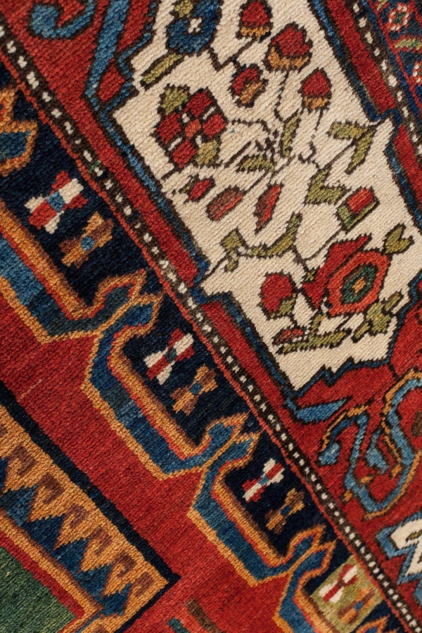 Old Persian Bakhtiari Rug at Essie Carpets, Mayfair London