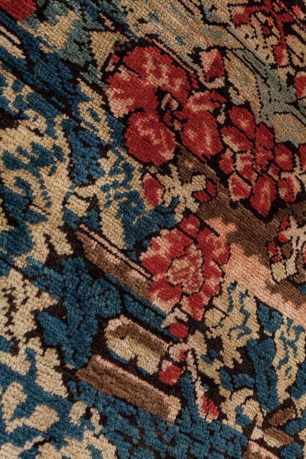 Old Persian Karabakh Lion Rug at Essie Carpets, Mayfair London