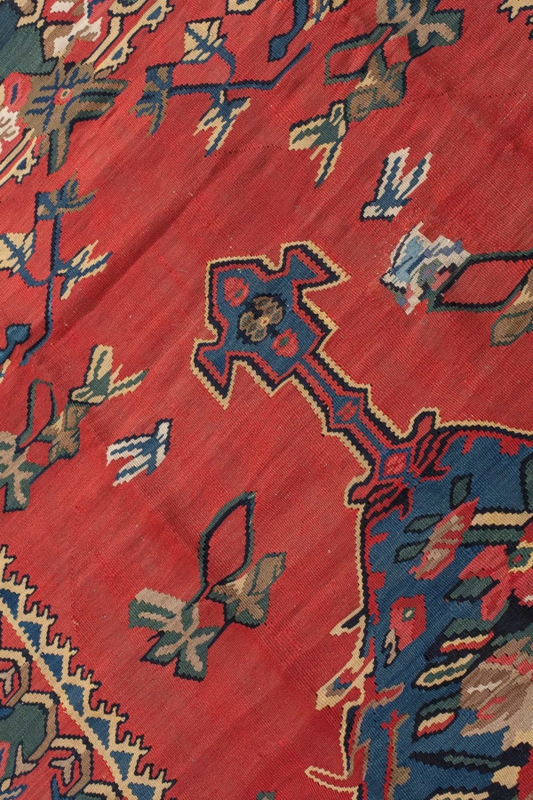 Persian Senneh SanadajGol Farangi  Kilim Kilim at Essie Carpets, Mayfair London