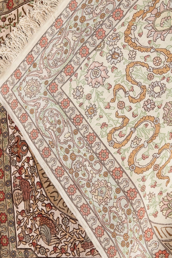 Turksish Hereke Rug at Essie Carpets, Mayfair London