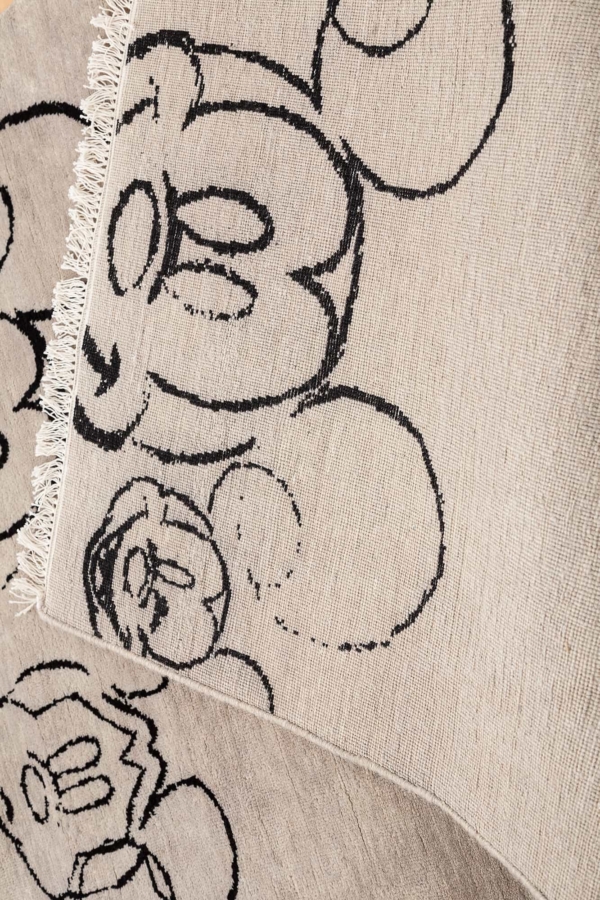 Mickey Characters on Both Edges Rug at Essie Carpets, Mayfair London