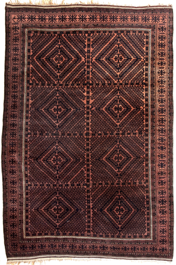 Baluch Rug for sale at Essie Carpets, Mayfair London Size is 307 x 204 cm
