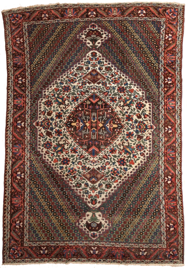 Old Bakhtiari Carpet at Essie Carpets, Mayfair London