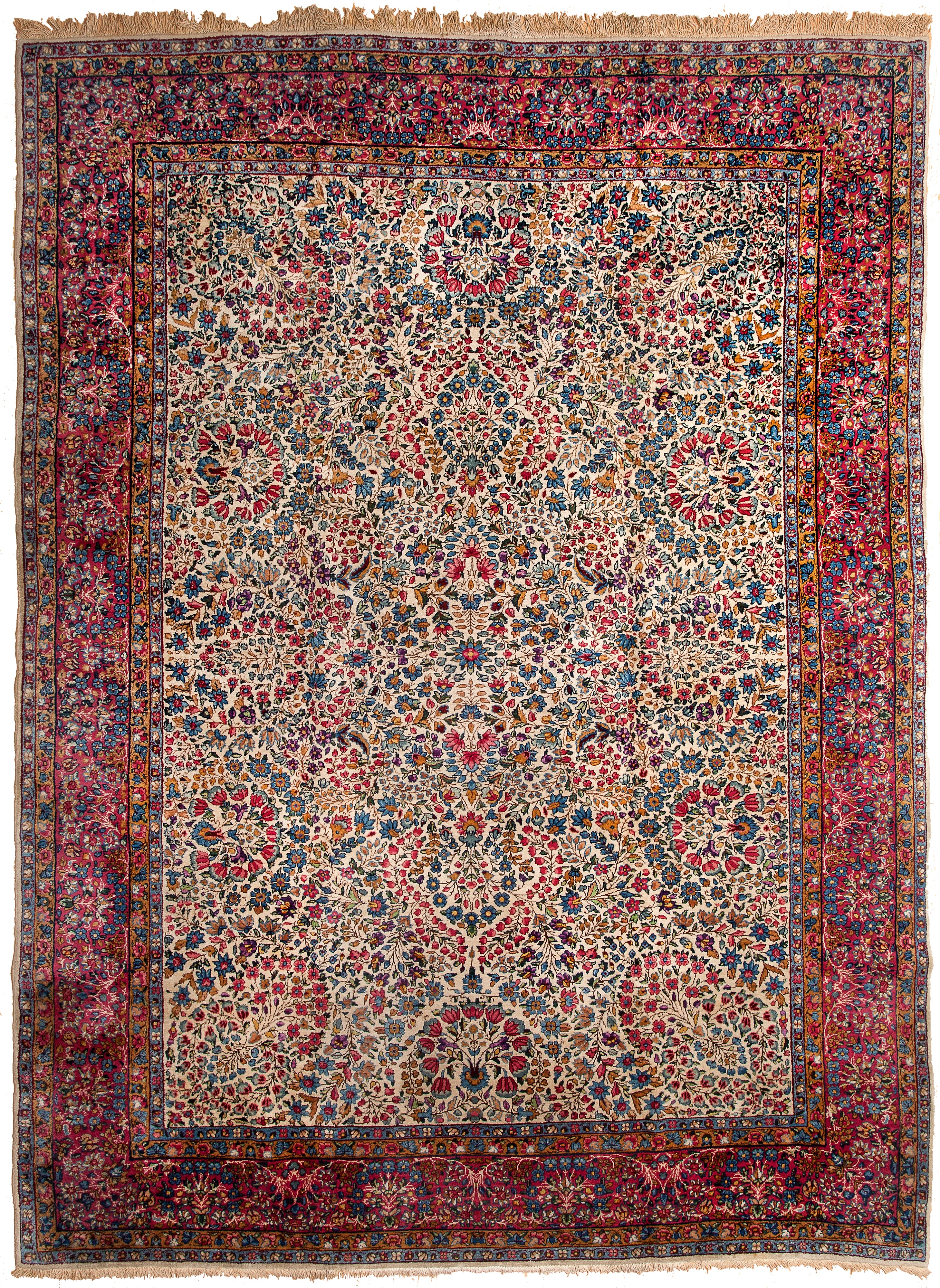 Beautiful Old Persian Kerman Rug