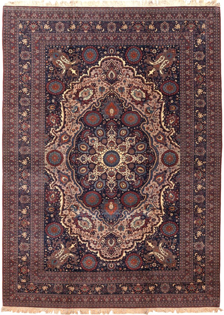 Fine Persian Tabriz Carpet at Essie Carpets, Mayfair London