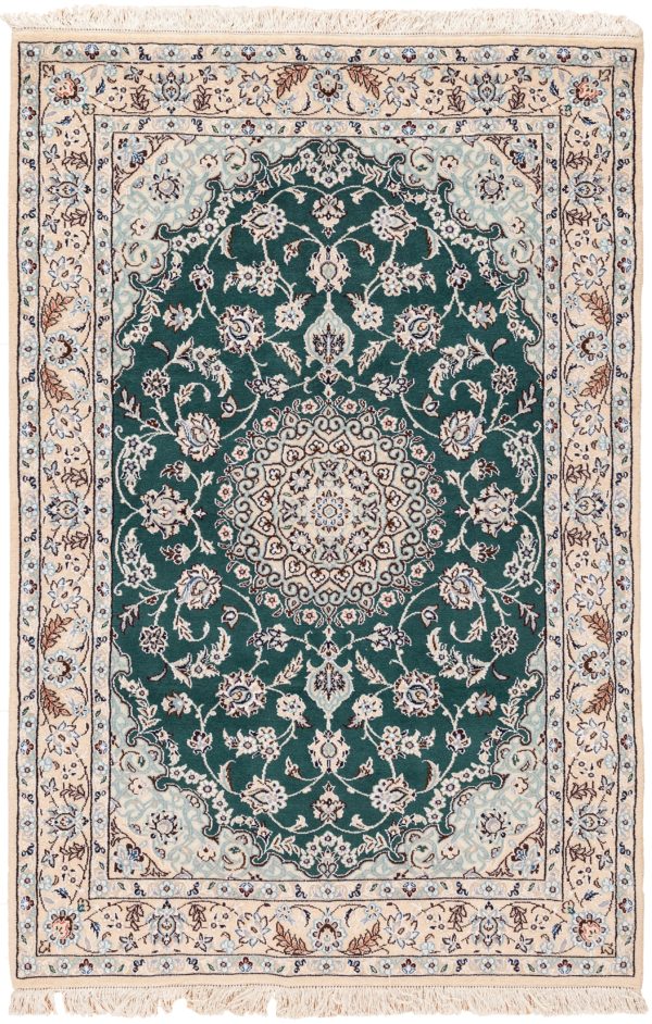 Persian Fine Nain  Rug at Essie Carpets, Mayfair London