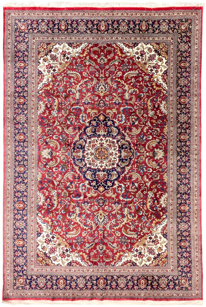 Very Fine, Signed Persian Tabriz Carpet at Essie Carpets, Mayfair London