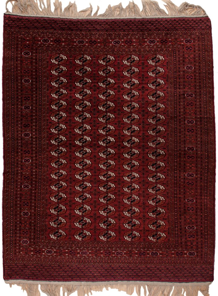 Fine Bukhara Carpet at Essie Carpets, Mayfair London