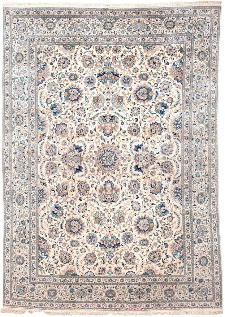 Extremely Fine Persian Kashan Carpet at Essie Carpets, Mayfair London