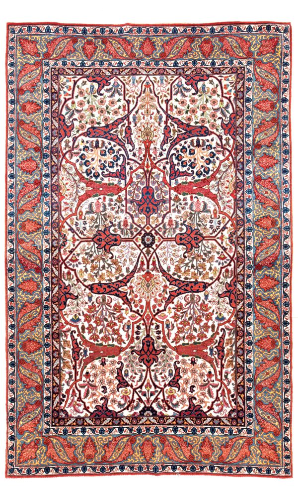Magnificent Old Persian Tehran Rug at Essie Carpets, Mayfair London