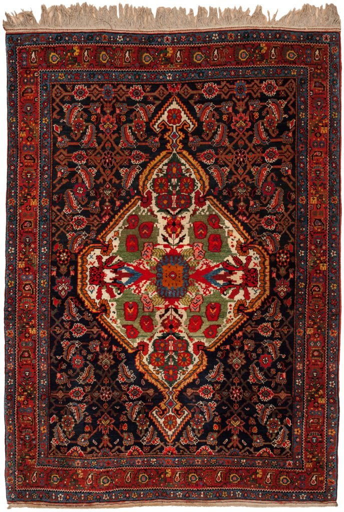 Fine Persian Saruk Fereghan Rug at Essie Carpets, Mayfair London