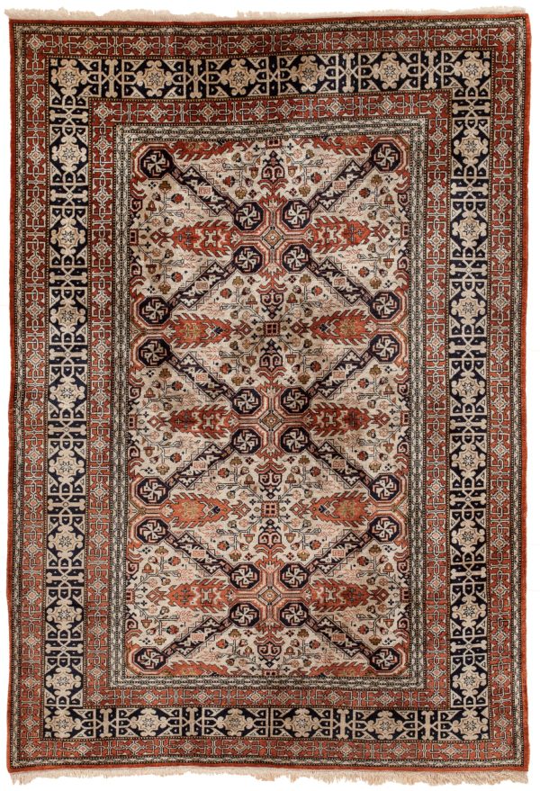 Very Fine Persian Qum Rug at Essie Carpets, Mayfair London