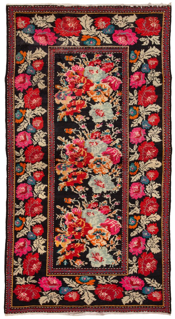 Extremely Fine Caucasian Karabakh Gol Farangi Rug at Essie Carpets, Mayfair London