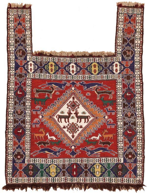 Persian Soumak Horse Rug/Cover Kilim at Essie Carpets, Mayfair London