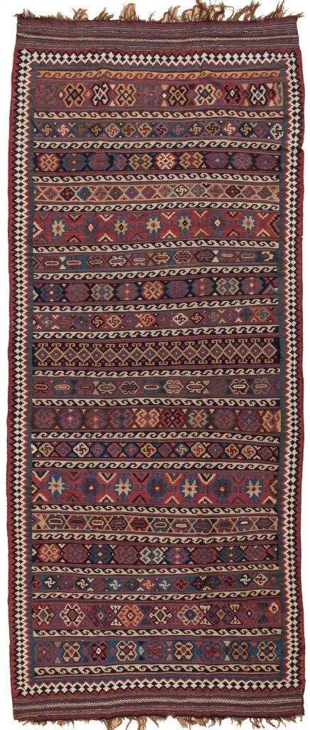 Antique Persian Qashqai Gallery  Kilim at Essie Carpets, Mayfair London