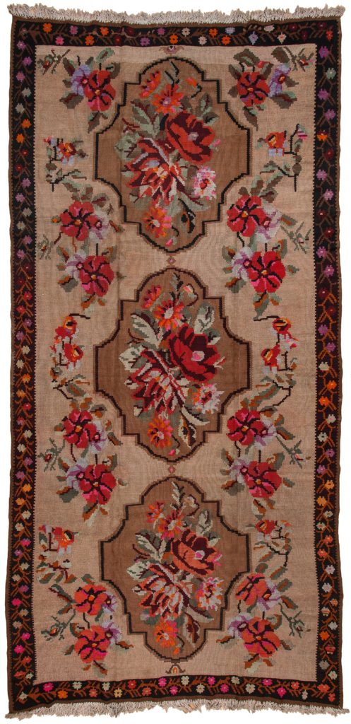 Gol Farangi  Kilim at Essie Carpets, Mayfair London