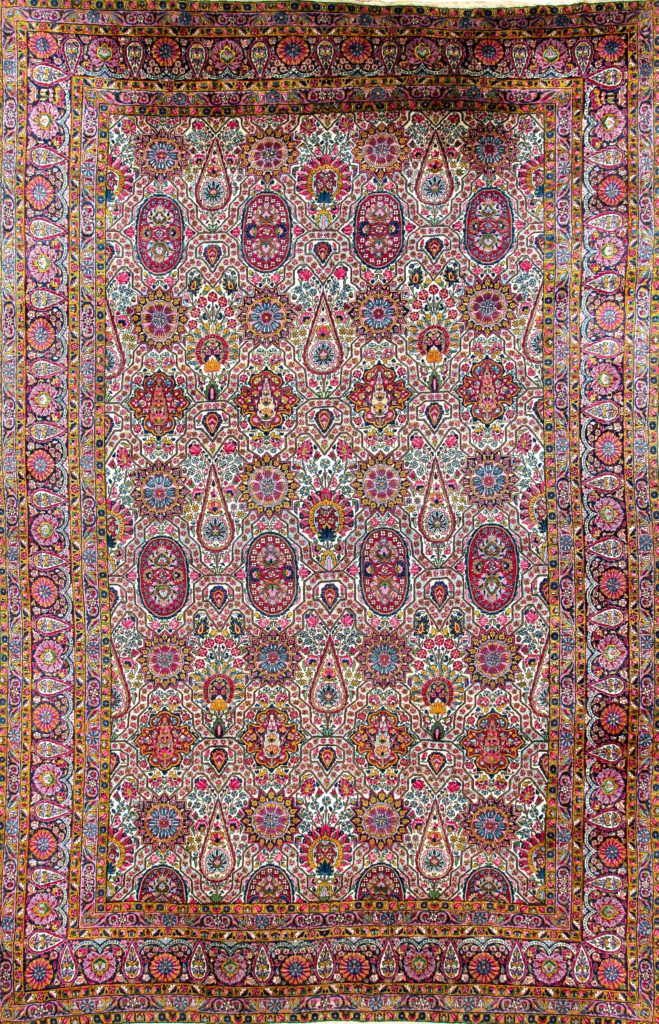 Persian Kerman Carpet at Essie Carpets, Mayfair London