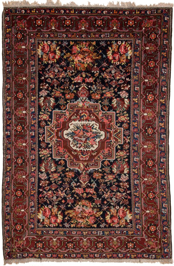 Old Persian Bakhtiari Rug at Essie Carpets, Mayfair London