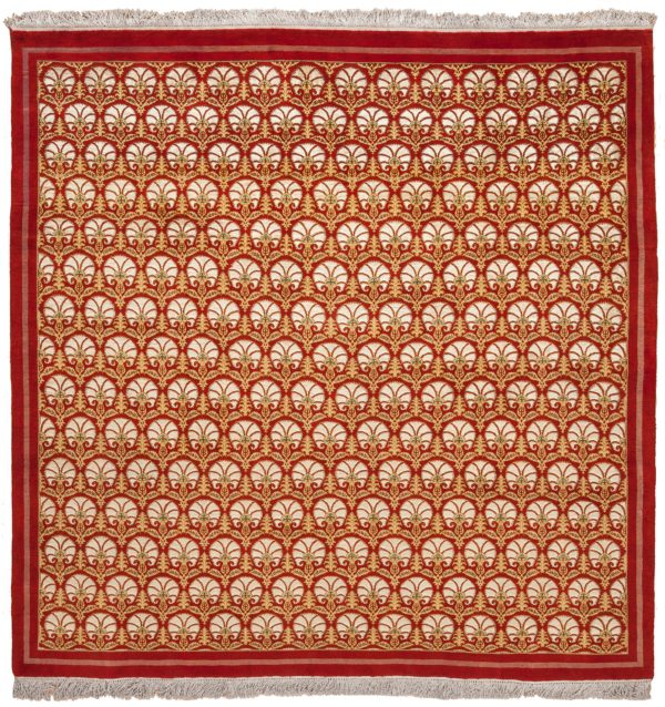 Persian Tabriz Square Rug at Essie Carpets, Mayfair London