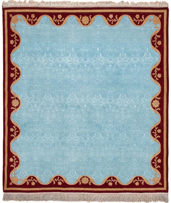 Very Fine Unusual Persian Tabriz Rug at Essie Carpets, Mayfair London
