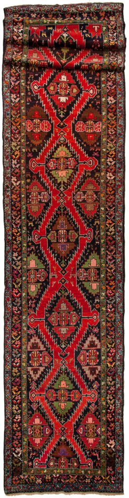 Very Old Russian Karabakh  Runner at Essie Carpets, Mayfair London