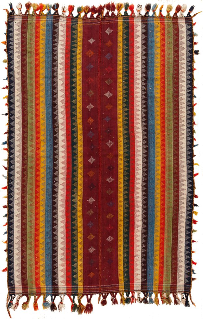 Persian Qashqai Moharamat Kilim at Essie Carpets, Mayfair London