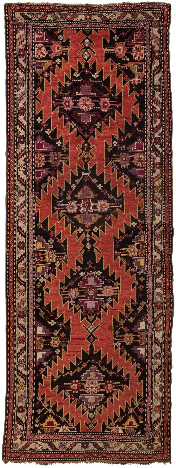 Antique Caucasian Karabakh Runner at Essie Carpets, Mayfair London