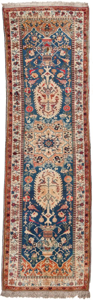 Old Persian Bakhtiari Runner at Essie Carpets, Mayfair London