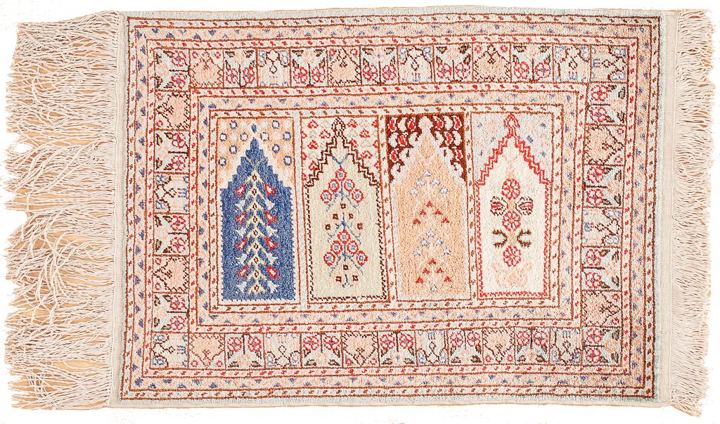 Turkish Hereke, Four Arches Carpet at Essie Carpets, Mayfair London