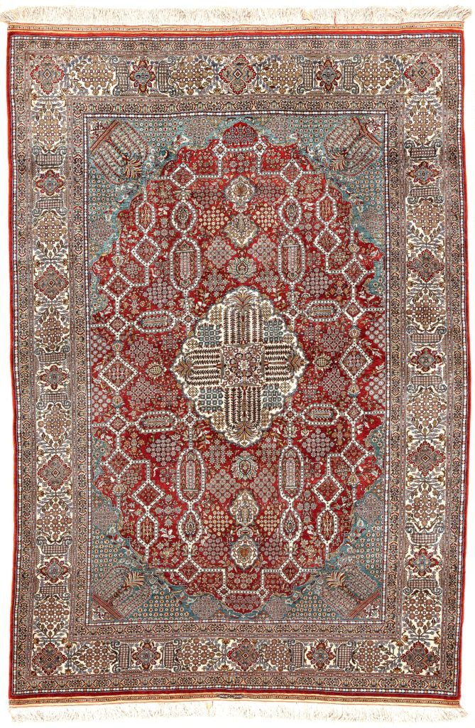 Turkish Silk Rug at Essie Carpets, Mayfair London