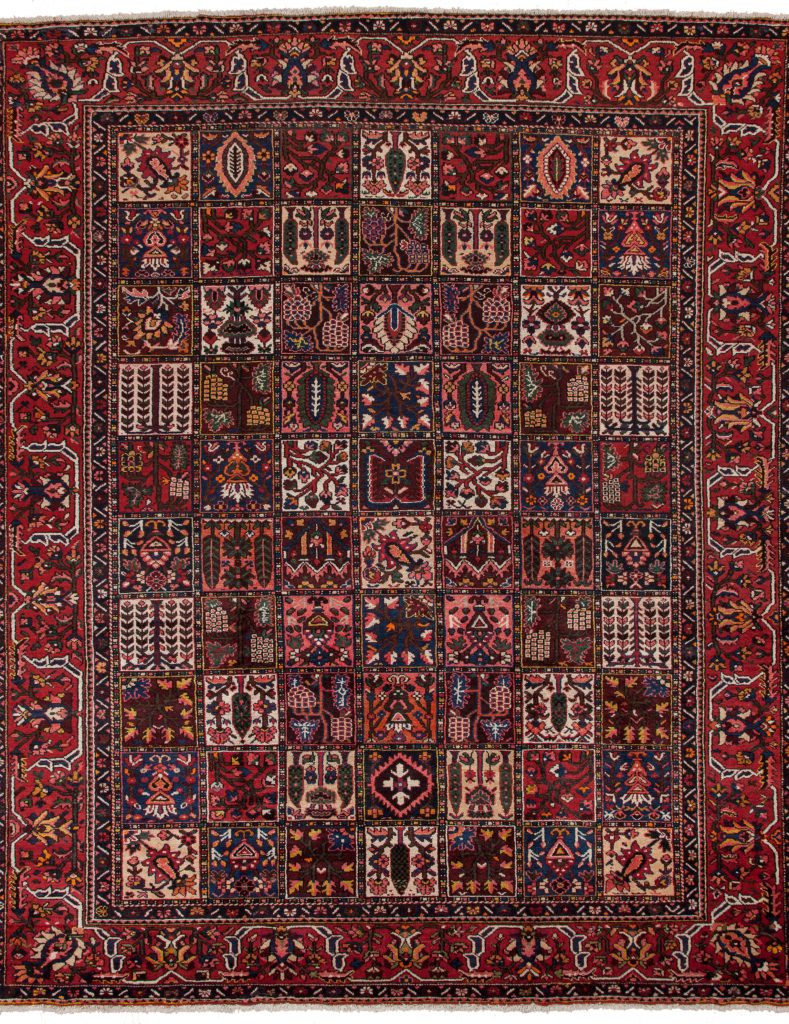 Persian Bakhtiari Carpet at Essie Carpets, Mayfair London