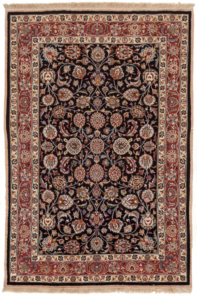 Very Fine Old Persian Mashad Rug at Essie Carpets, Mayfair London