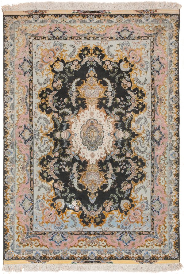 Very Fine Ornate Persian Tabriz Signed Rug at Essie Carpets, Mayfair London