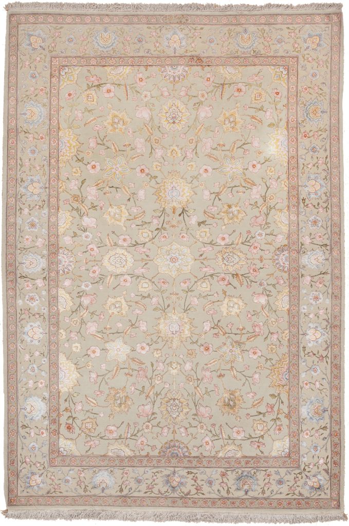 Extremely Fine Persian Tabriz Signed Rug at Essie Carpets, Mayfair London