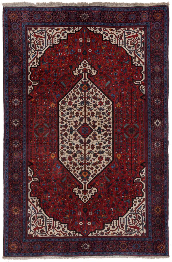 Old Persian Saruk Signed and Dated Rug at Essie Carpets, Mayfair London