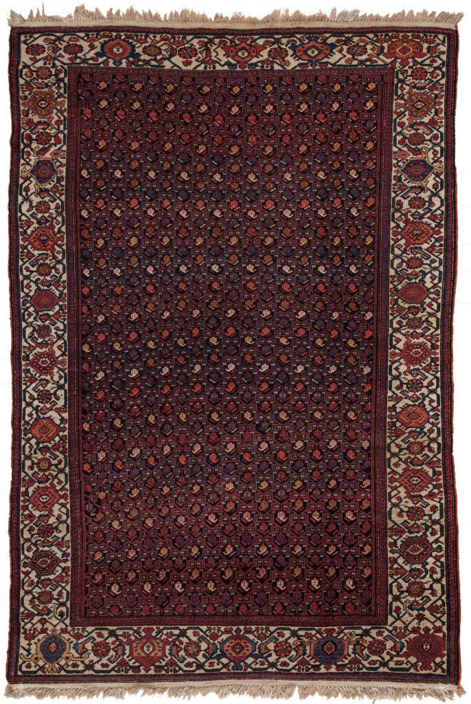 Old Very Fine Malayar Rug at Essie Carpets, Mayfair London