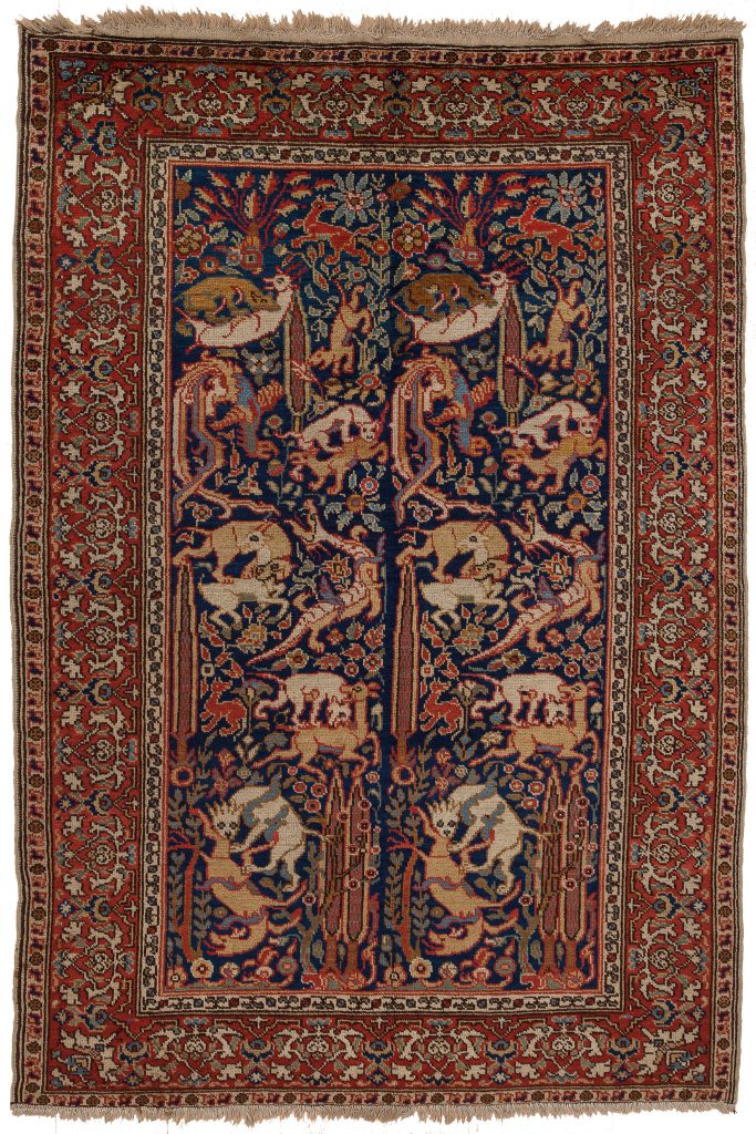 Old Indian Rug at Essie Carpets, Mayfair London