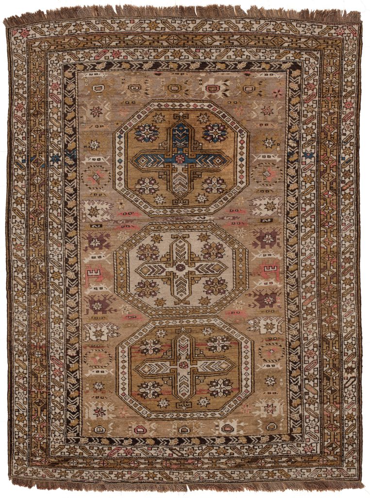 Old Persian Shirvan Rug at Essie Carpets, Mayfair London
