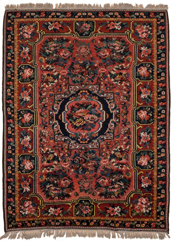 Old Bakhtiari Gol Farangi Rug at Essie Carpets, Mayfair London