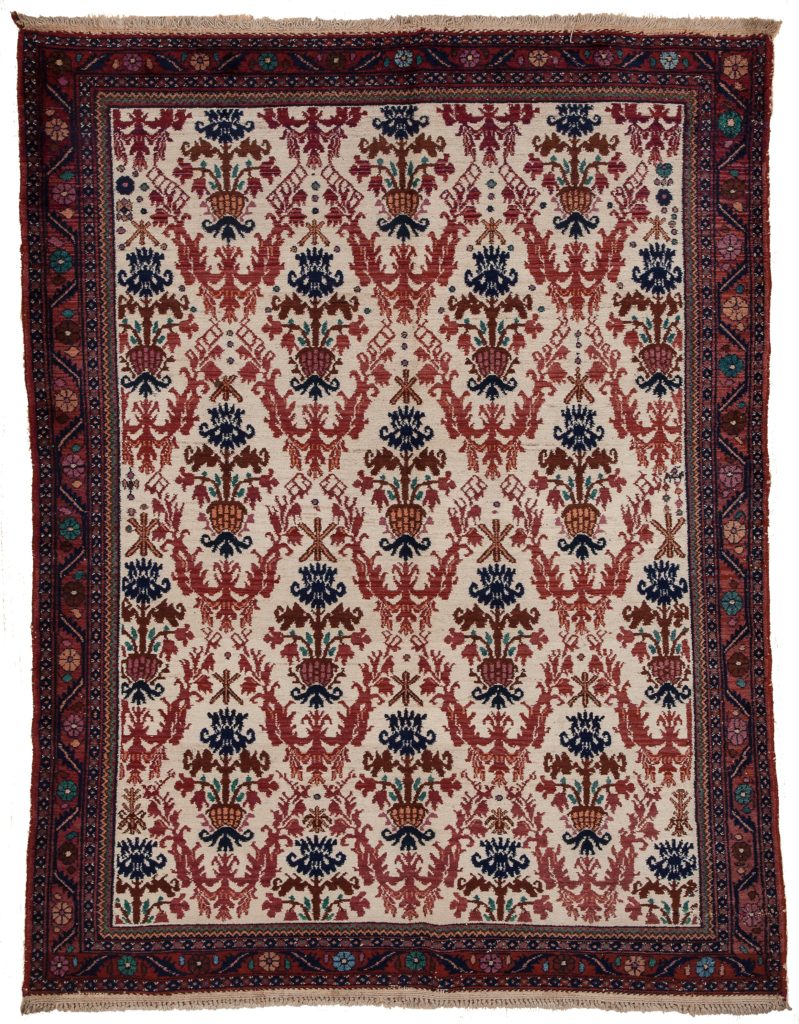 Old Afshar Rug at Essie Carpets, Mayfair London