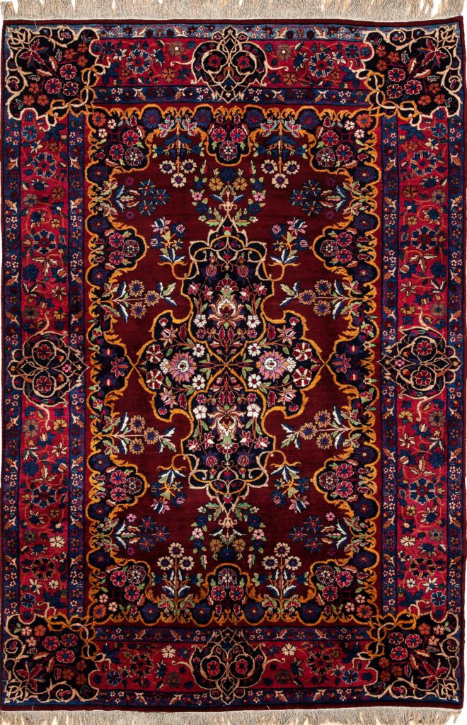 Very fine Yazd Rug at Essie Carpets, Mayfair London