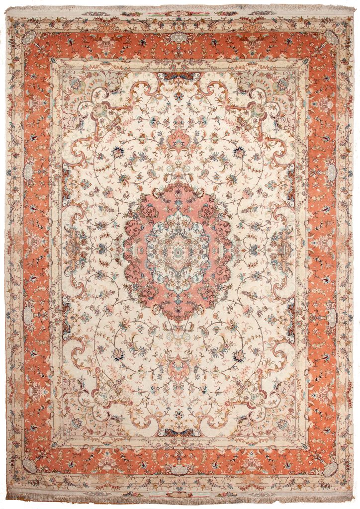 Very Fine Tabriz, Signed Carpet at Essie Carpets, Mayfair London