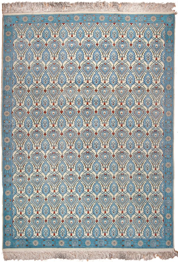 Exquisite Signed Persian Tabriz Carpet at Essie Carpets, Mayfair London