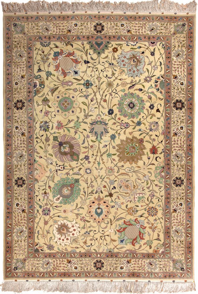 Unique Very Fine Persian Tabriz  Carpet at Essie Carpets, Mayfair London