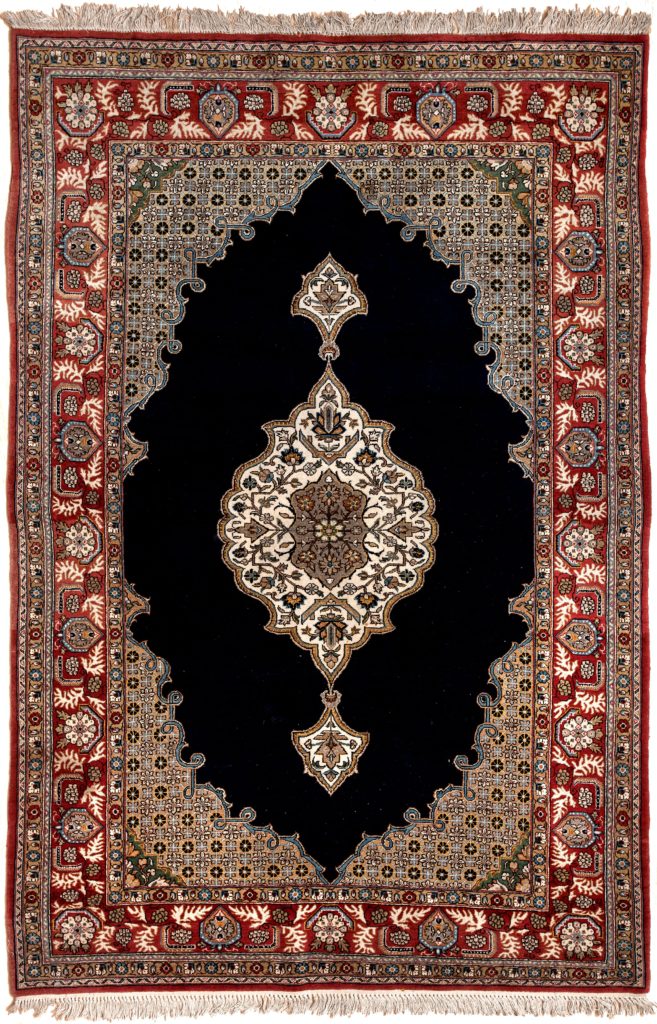 Fine Persian Qum Old Rug at Essie Carpets, Mayfair London