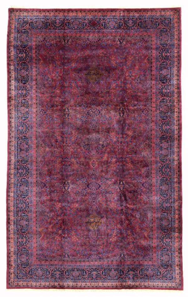 Extra Large Kashan 5m x 3.5m Essie Carpets Mayfair London
